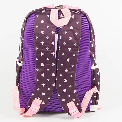 Оптом шкільний/прогулянковий рюкзак для дівчаток 3 в 1 - вишневий - 6-8325-2, фото 5