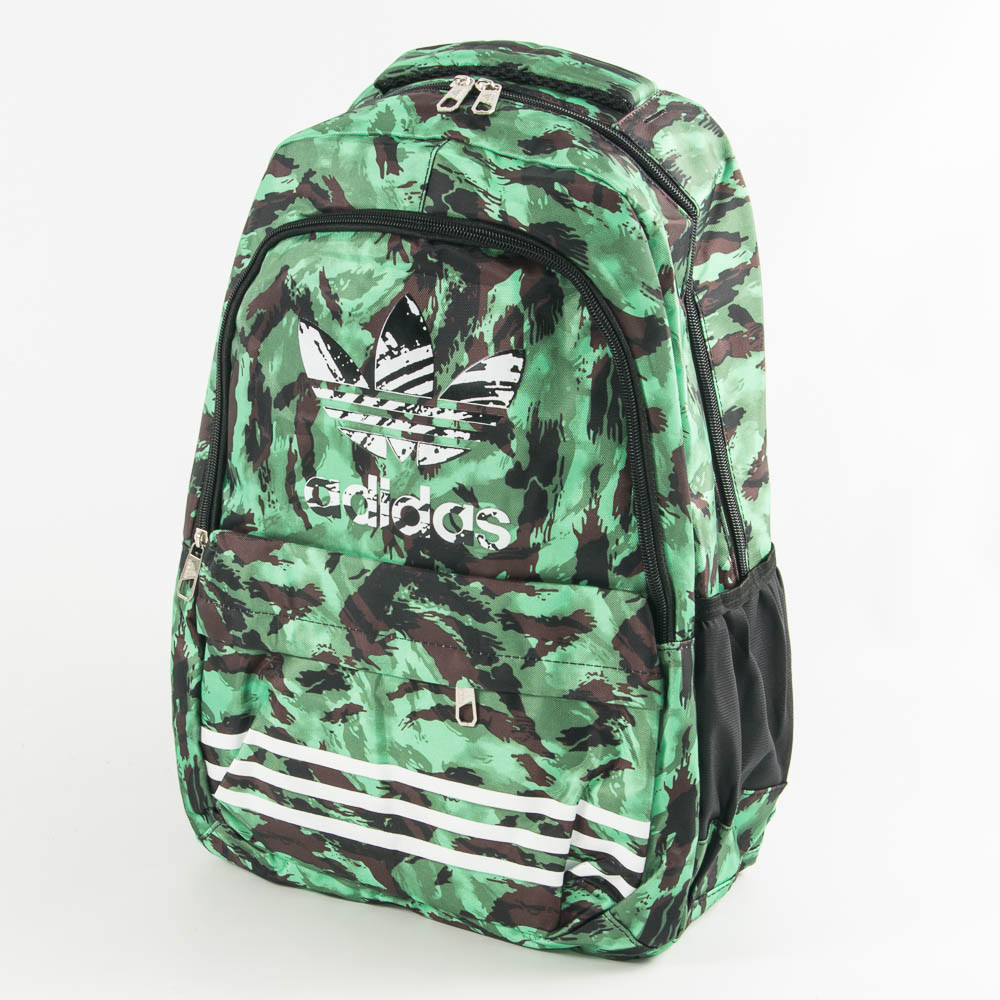 Оптом рюкзак спортивний Adidas - зелений - adi9-2