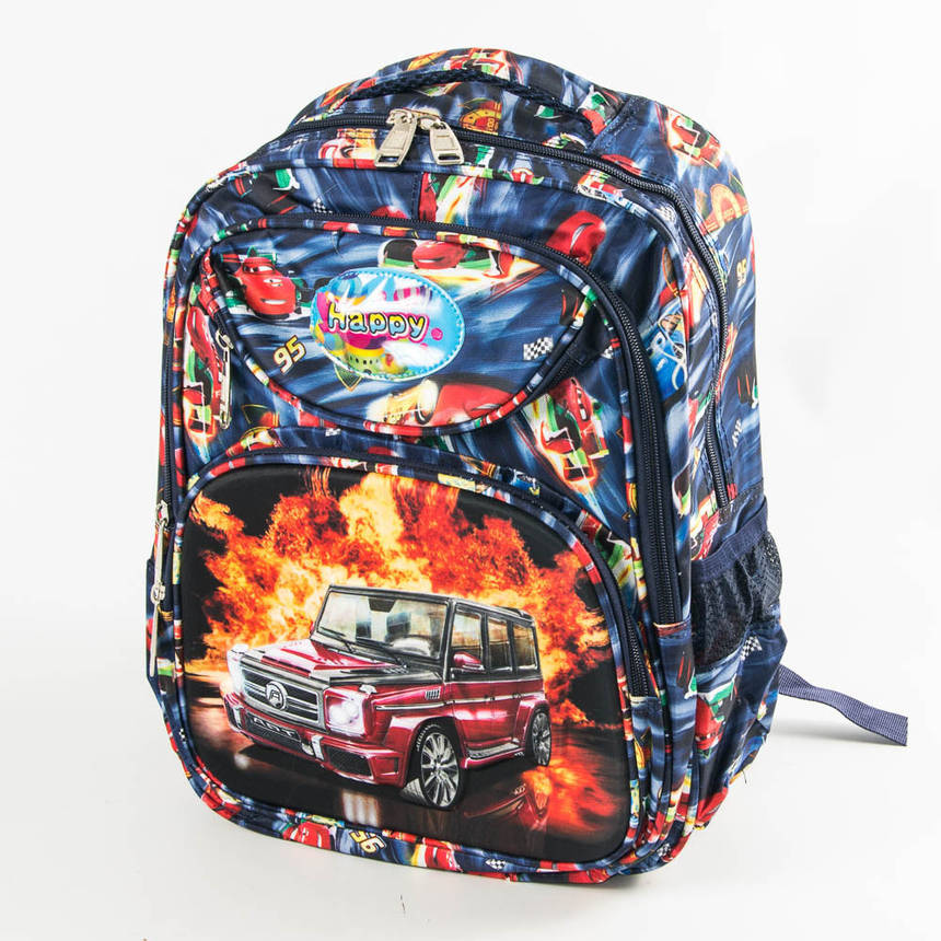 Оптом шкільний рюкзак для хлопчика з ортопедичною спинкою - синій - 31-Y020, фото 1