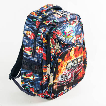 Оптом шкільний рюкзак для хлопчика з ортопедичною спинкою - синій - 31-Y020, фото 3