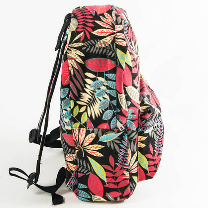 Оптом рюкзак для школи і прогулянок листя - червоний - 12-623, фото 4