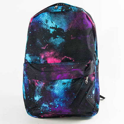 Оптом універсальний рюкзак для школи і прогулянок - чорний - 18102, фото 2