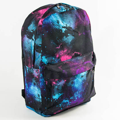 Оптом універсальний рюкзак для школи і прогулянок - чорний - 18102, фото 3