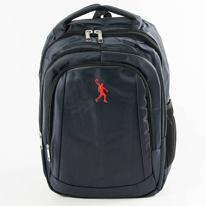 Оптом універсальний рюкзак для школи і прогулянок - синій - 3002, фото 2