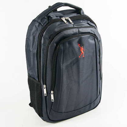 Оптом універсальний рюкзак для школи і прогулянок - синій - 3002, фото 3