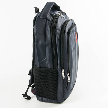 Оптом універсальний рюкзак для школи і прогулянок - синій - 3002, фото 4