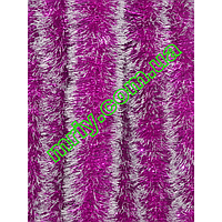 Новогодняя мишура Д10 наб розовый/б