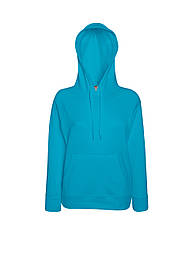 Жіноча толстовка синя худі легка (ультрамарин) Lightweight lady-fit Fruit of the Loom,XS