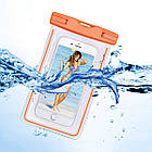 Водонепроникний чохол Terrex для підводного знімання на смартфон до 6.5" флуоресцентний, фото 3