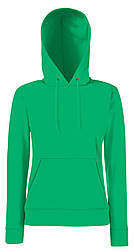 Толстовка жіноча зелена худі з капюшоном Classic hooded sweat Fruit Of The Loom,2XL