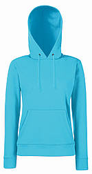 Толстовка жіноча синя худі з капюшоном (ультрамарин) Classic hooded sweat Fruit Of The Loom,S