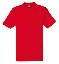 Чоловіча червона футболка щільна Heavy Fruit of the Loom 54