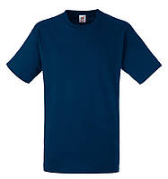 Мужская футболка Плотная Fruit of the loom Тёмно-синий 61-212-32 L