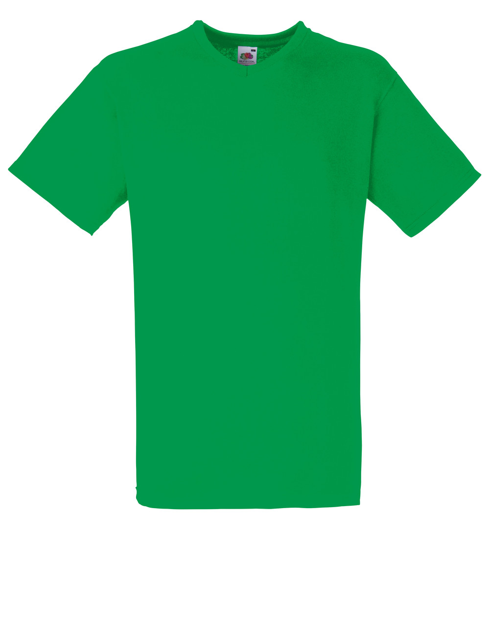 Чоловіча футболка з V-подібним вирізом Fruit of the loom Яскраво-зелений 61-066-47 Xxl