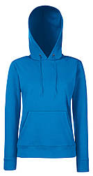 Толстовка жіноча синя худі з капюшоном Classic hooded sweat Fruit Of The Loom,XS