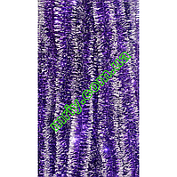 Новорічна мішура Д2 фіолетовий/б