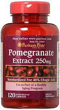 Екстракт граната Puritan's Pride Pomegranate Extract 250 mg 120 Capsules