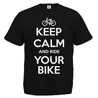 Футболка "Keep Calm and ride your bike"