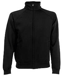 Чоловіча класична кофта на замку Чорна Fruit Of The Loom 62-230-36 S