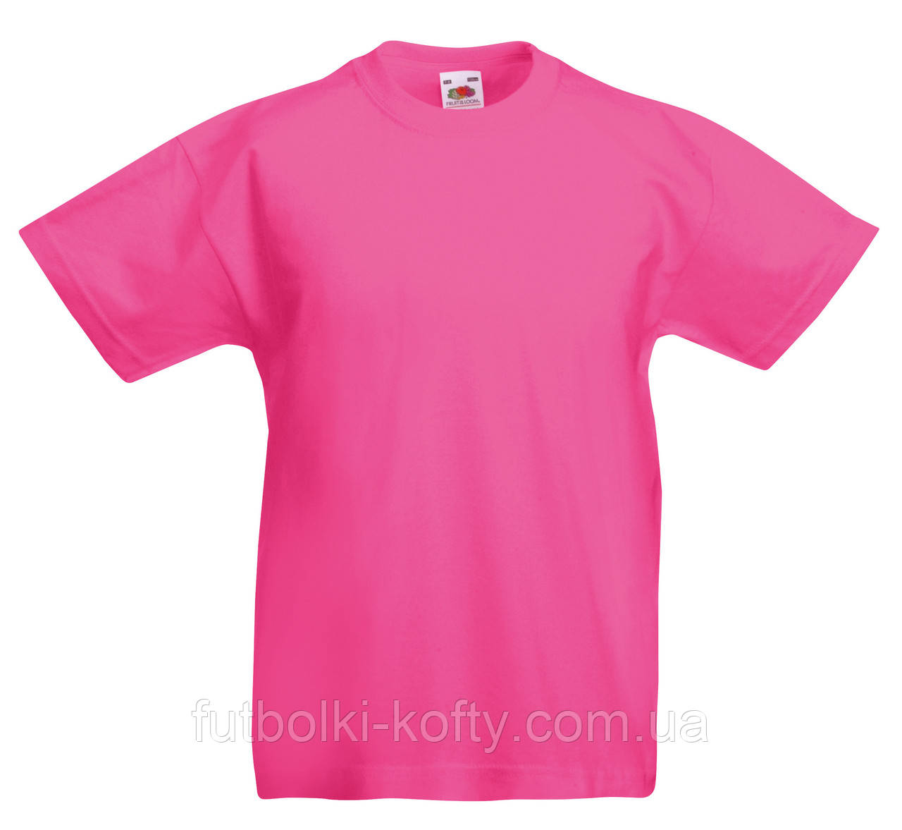 Дитяча малинова футболка легка Original kids Fruit of the Loom, фото 1