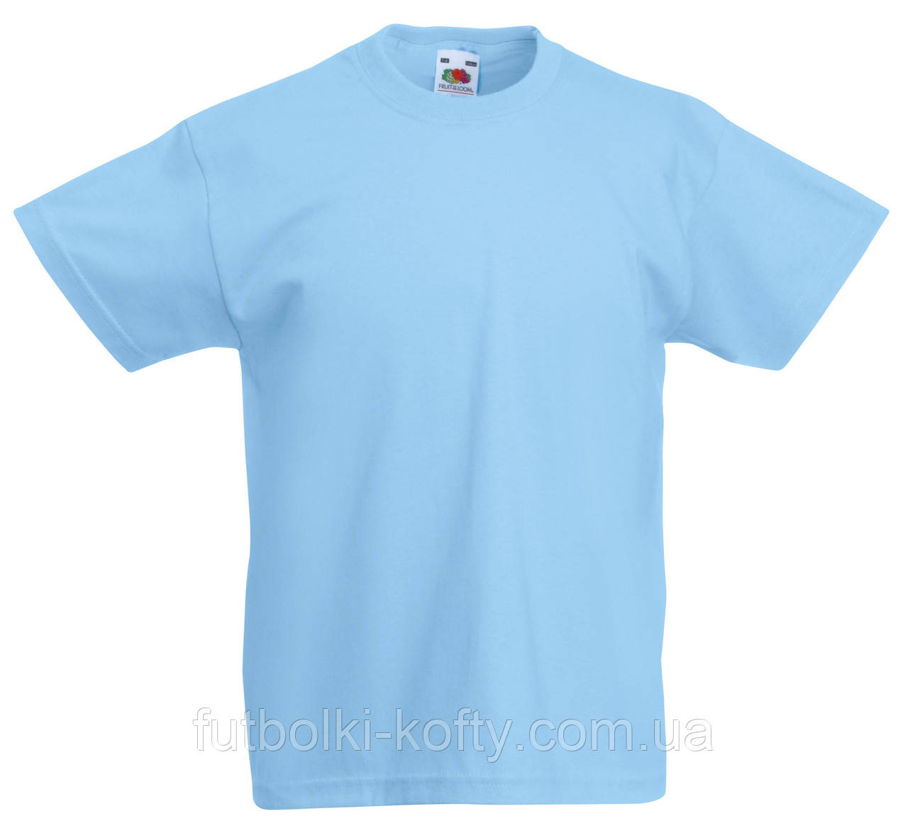 Дитяча блакитна футболка легка Original kids Fruit of the Loom, фото 1