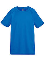 Дитяча спортивна футболка Яскраво-синя Fruit of the loom 61-013-51 3-4
