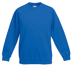Светр дитячий синій реглан Fruit Of The Loom 12-13