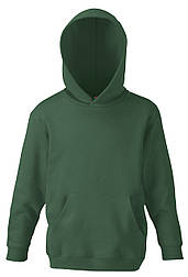 Худі дитяче зелене толстовка (темно-зелений) Fruit Of The Loom 62-043-38 5-6