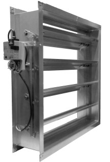 Клапан повітряний Регуляр-Л-200-200-Н-РУКОЯТКА-У2