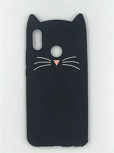 Гумовий 3D чохол для Xiaomi Mi Play Вусики (3 кольори)