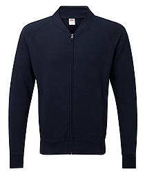 Чоловіча легка кофта на замку Глибоко темно-синя Fruit Of The Loom 62-162-AZ L