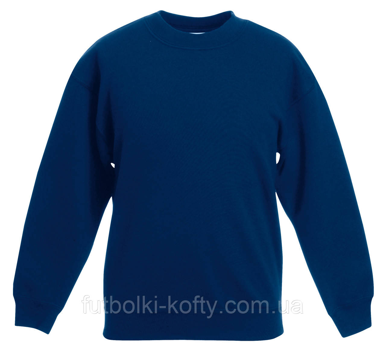 Дитячий класичний светр Темно-синій Fruit Of The Loom 62-041-32 5-6