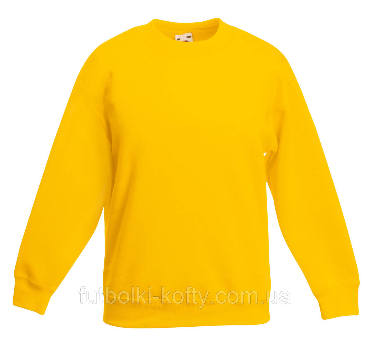 Світшот дитячий жовтий светр Fruit Of The Loom 62-041-34 12-13, фото 1