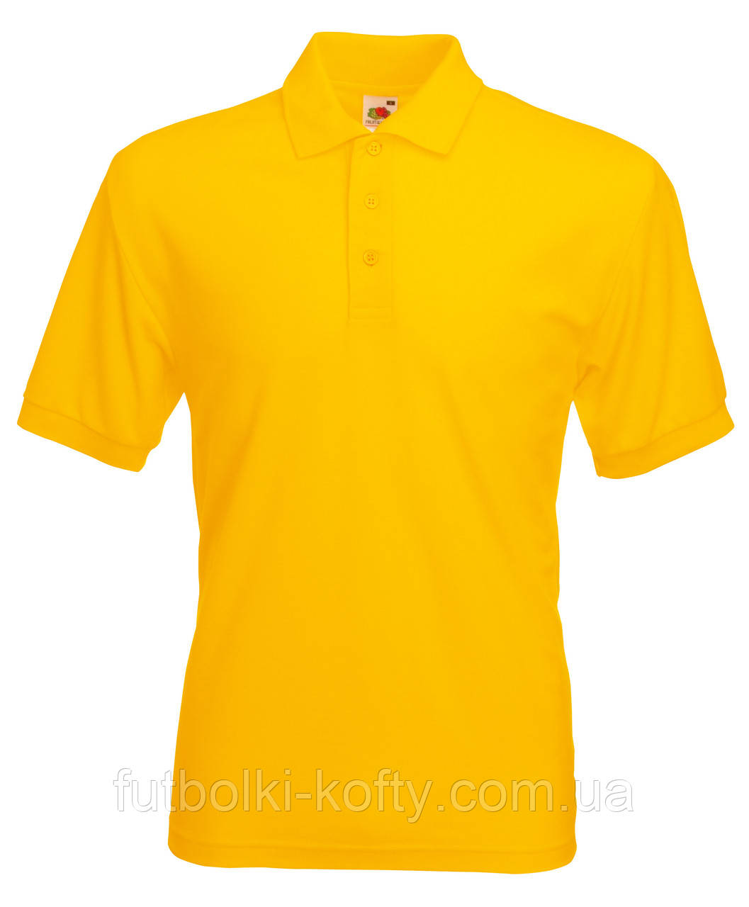 Футболка поло чоловіча жовта (сонячно-жовтий) 65/35 Polo Fruit of the Loom,M