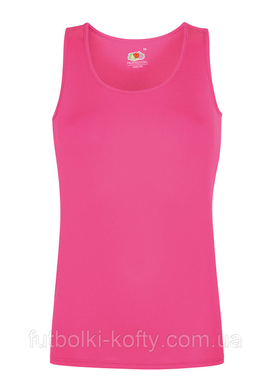 Малинова спортивна майка жіноча Fruit of the loom 61-418-57 XL, фото 1