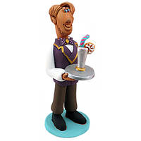 Подарункова статуетка Офіціант кераміка