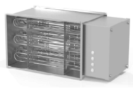 Електричний канальний повітронагрівач C-EVN-50-30-12