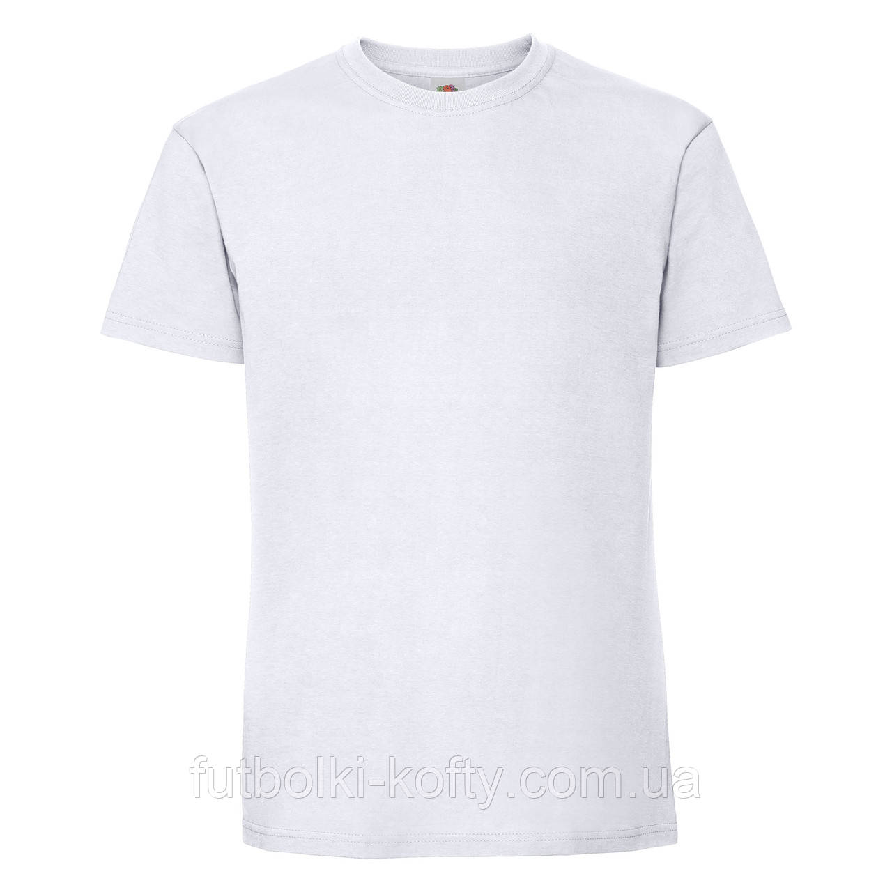Футболка біла чоловіча щільна м'яка Ringspun premium T Fruit of the Loom