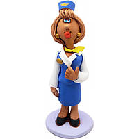Статуетка з кераміки професія Стюардеса