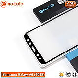 Захисне скло Mocolo Samsung Galaxy A6 (2018) (Black) Full Glue, фото 3