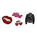 Рожевий значок Fabulous! Pin Up Hot Punk Collection, фото 3