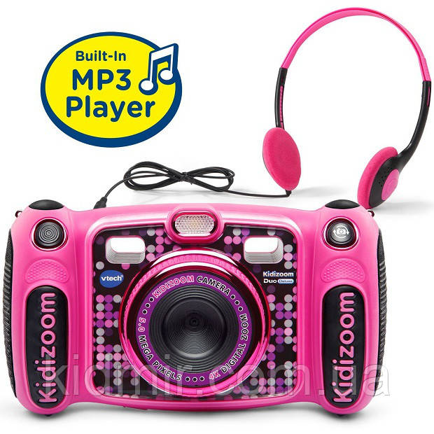 Дитячий фотоапарат із відео записуванням рожевий Vtech Kidizoom Camera DUO 5.0 Deluxe Digital, фото 1