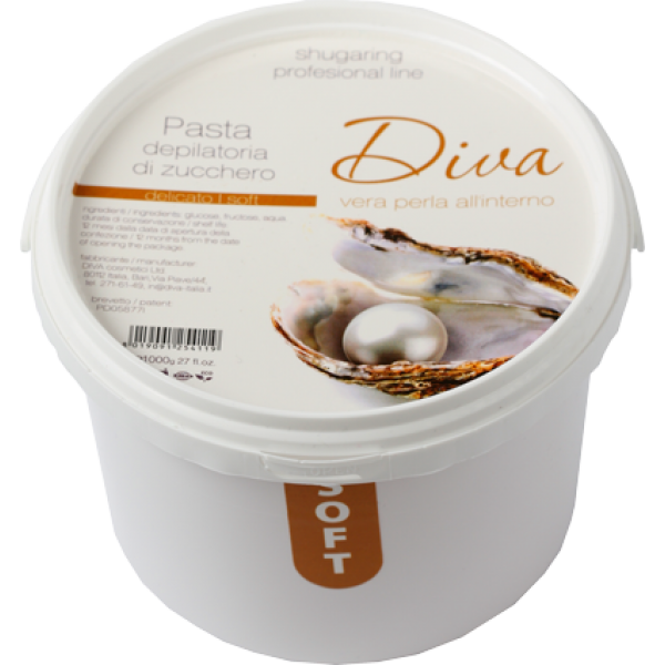 Diva Цукрова паста для депіляції м'яка Soft, 1100 г