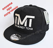 Чоловіча человича стильна кепка бейсболка Snapback MONEY TEAM прямий козирок