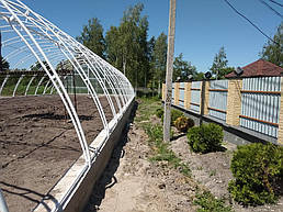 Теплица 10*40 пгт. Пулины Житомирская область Июль 2018 г 2