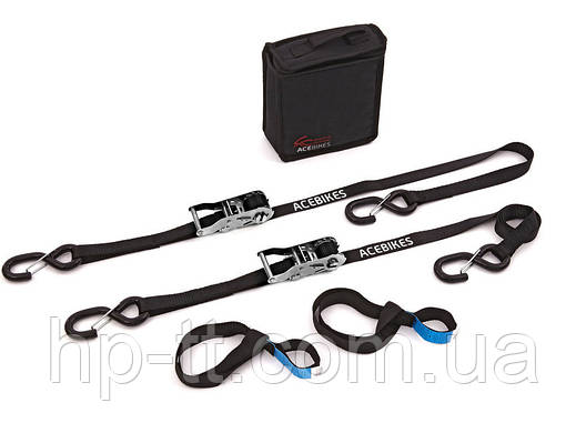 Стяжні ремені посиленого навантаження Acebikes Ratchet Kit Heavy Duty 180x25 8065, фото 1