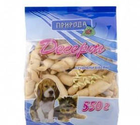 Природа Десерт-печиво «Круасани вівсяні» Натуральне ласощі для собак,550гр