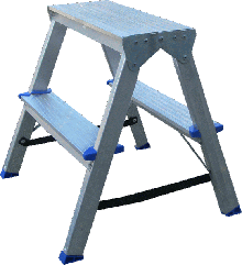 Драбина ELKOP DHR402 (2 ст., верх. ст. 0,44 м, двостороння)