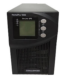 ДБЖ з подвійним перетворенням Challenger HomePro 1000-S - On-Line 900/1000 Вт