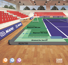 Mapei Mapecoat TNS FIN-1 base T/20 (Мапекоат ТНС ФІН-1) - Кольорове покриття на основі акрилових смол,Харків, фото 2